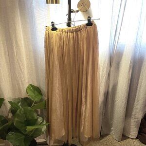 BOSSANI tulle and satin skirt - Size Med.